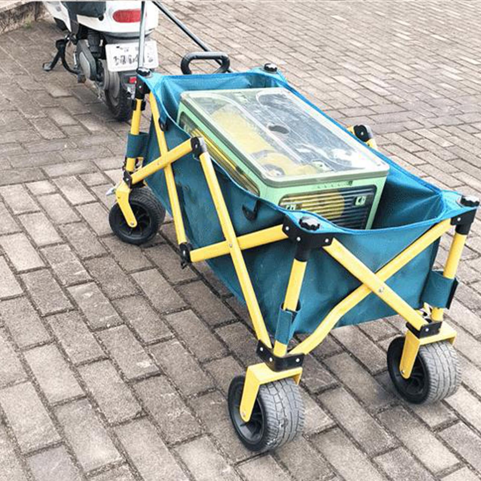 Varilla de remolque de bicicleta de aleación de alta resistencia, resistente a la familia, conector de remolque para camping, viajes