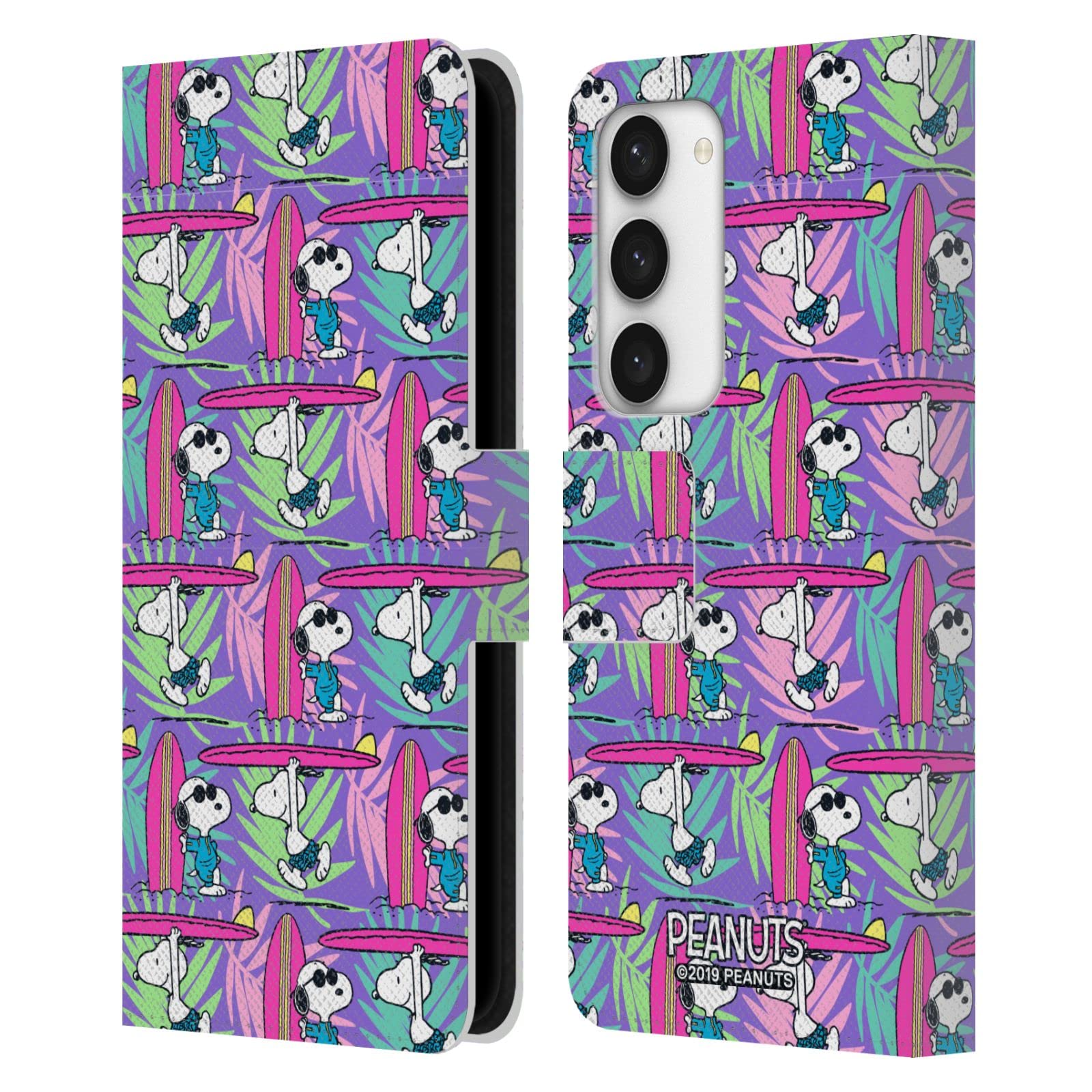 Funda libro Samsung S23 evita arañazos con diseño Snoopy Peanuts 7
