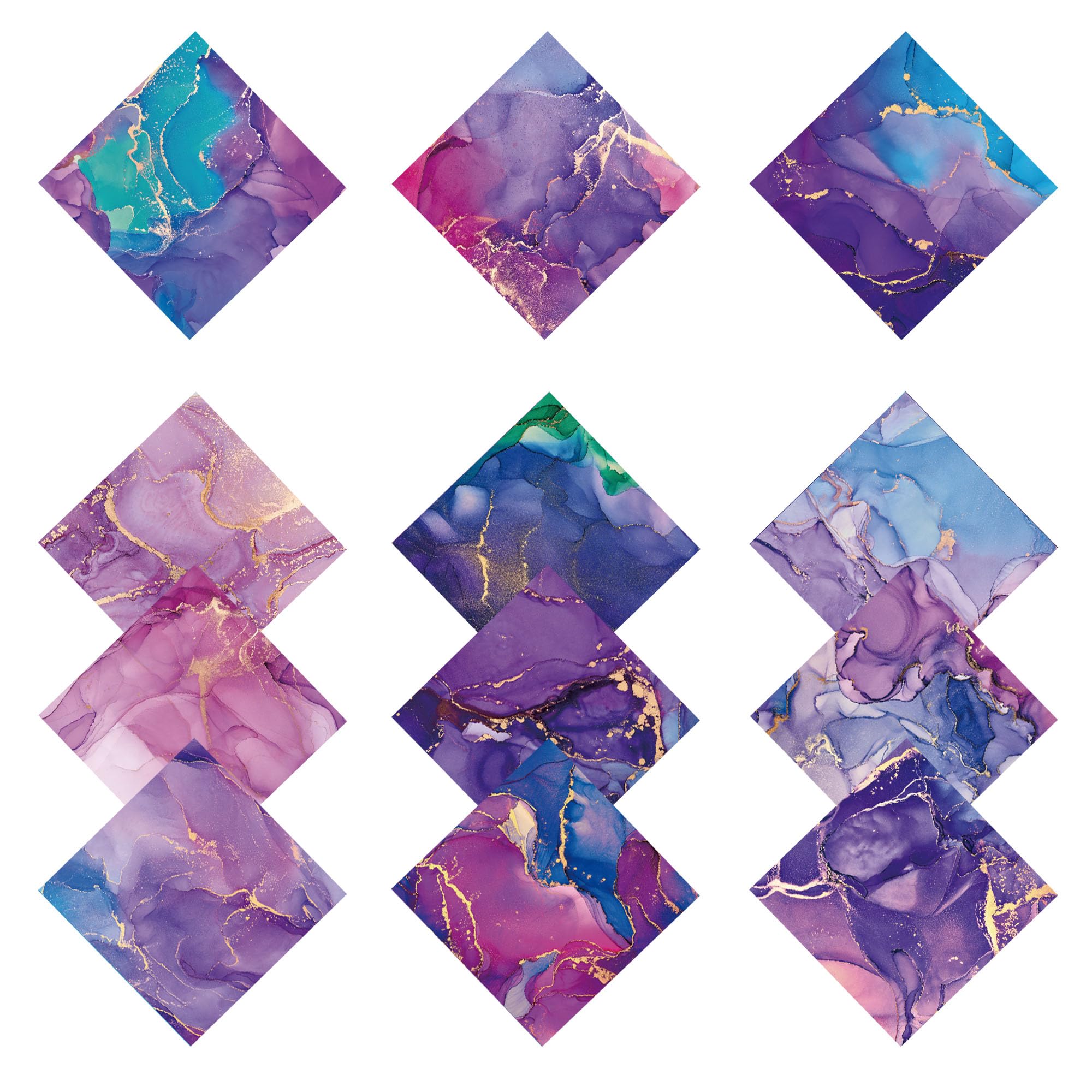 Floral Scrapbook Paper Pad 6x6 - 24 Sheets, Single-Sided Print, 160gs - View #8