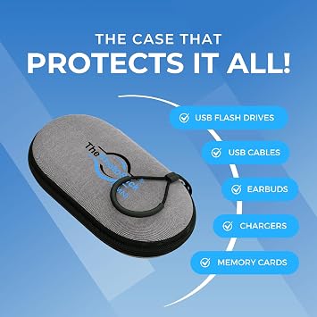 ThePhotoStick Omni 128GB + Protective Case - Secure Photo & Video Backup and Transfer, Digital File Organization, USB & Multiport Connection for Phones, Tablets and Computers, Water Resistant Case