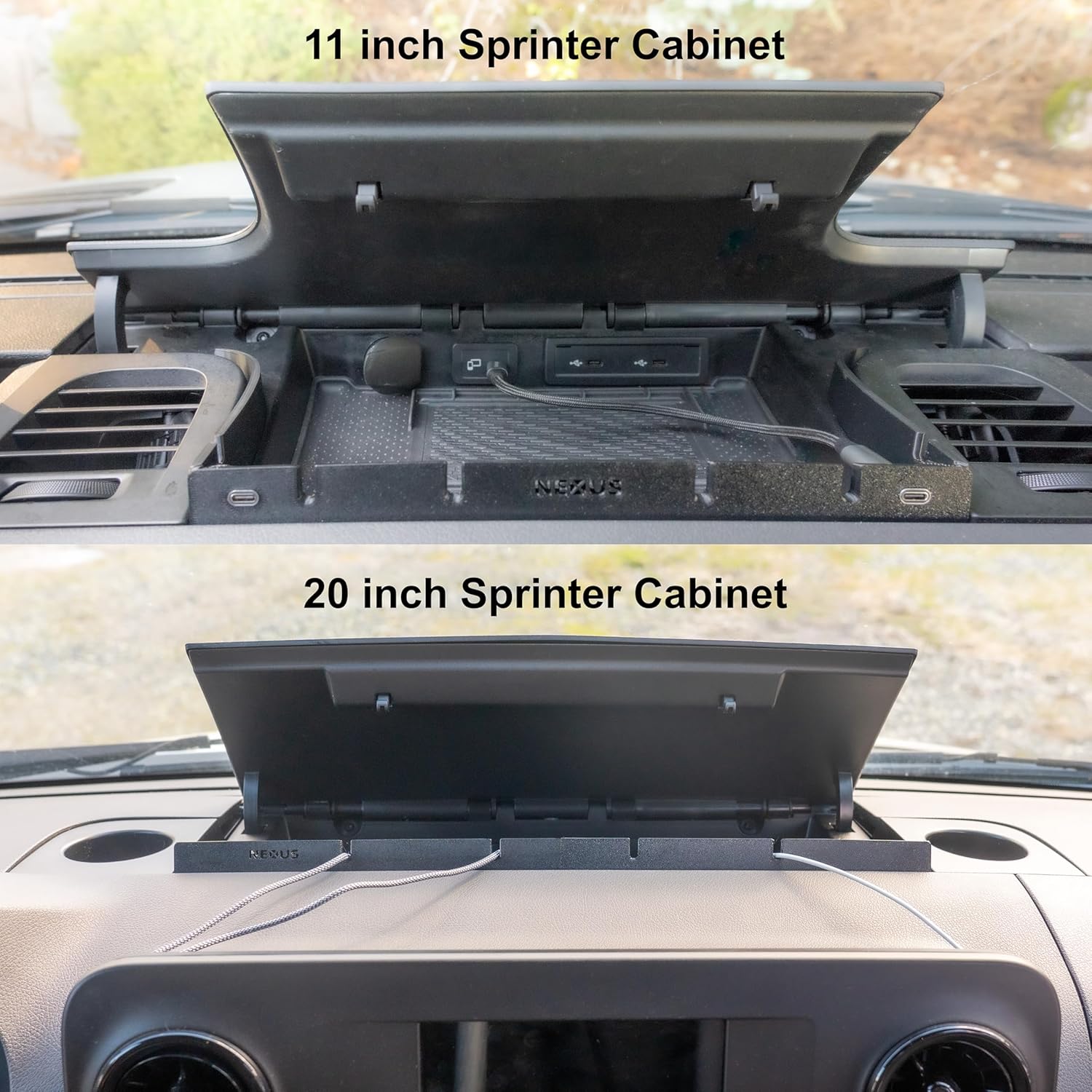 NEXUS Cord Console for Mercedes-Benz VS30 Sprinter Van (11 inch Without USB Ports)