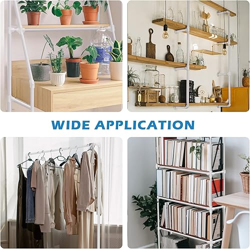 Miniatura 7 de ZhiYo - Codo de montaje de PVC de 34 pulgadas, paquete de 8 unidades, conector de montaje de tubería de PVC ZhiYo para muebles de construcción, codo