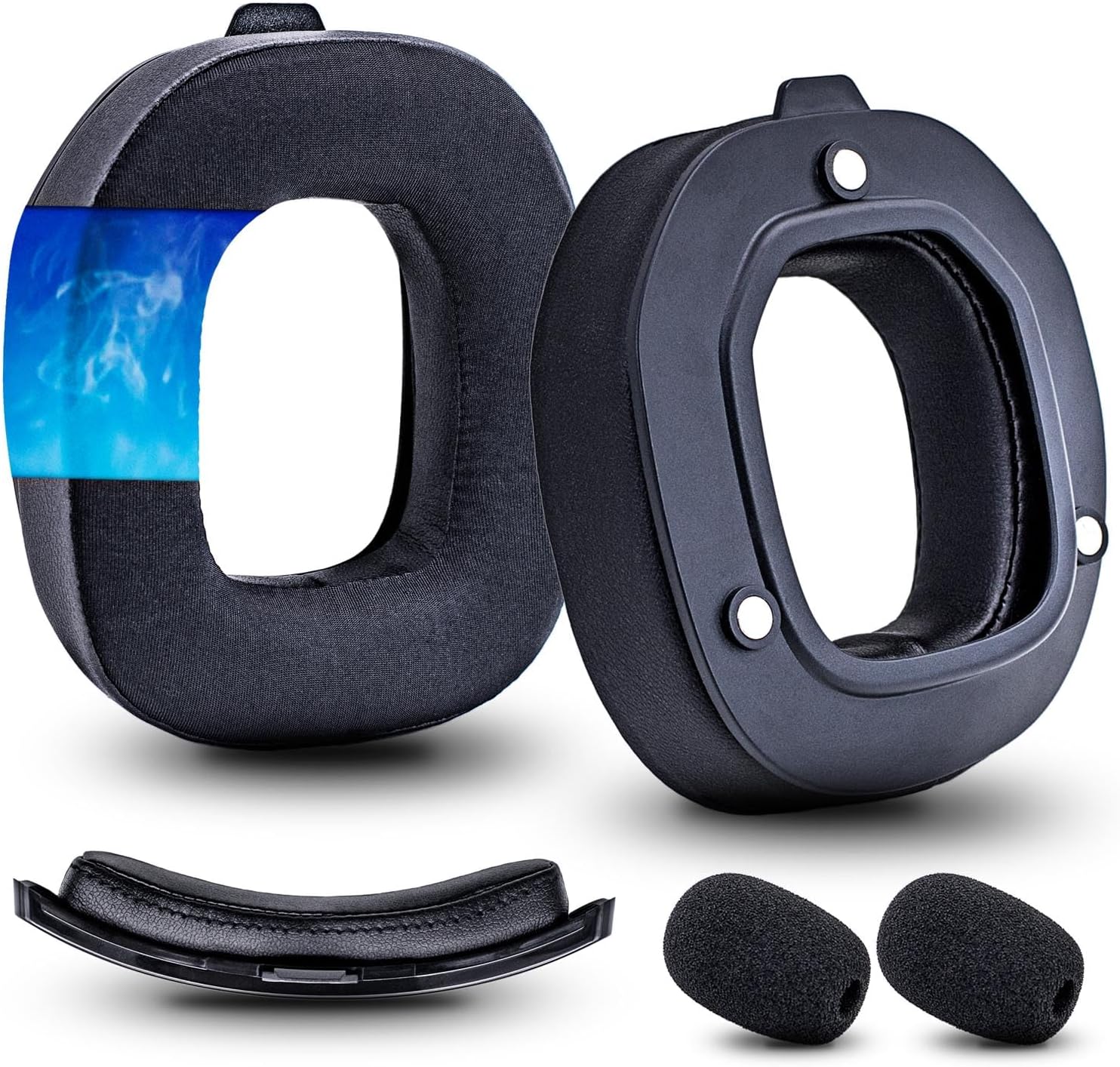 CCRE Earpads Replacement for Astro A50 GEN4 Headset - Astro A50 Mod Kit - A50 Accessories/Cooling Gel/Ear Cushion/Ear Cups (Black)