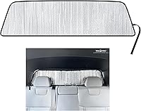 Vista 10 de YelloPro Auto Parasol reflectante para parabrisas delantero de ajuste personalizado para Hyundai Santa Cruz 2022, 2023, 2024 2025, camión, reflector