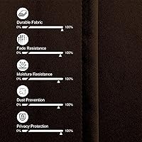 Vista 63 de Magic Drapes Cortina opaca plisada triple con aislamiento térmico para oscurecer la habitación, a prueba de derrames, lavable a máquina, paneles