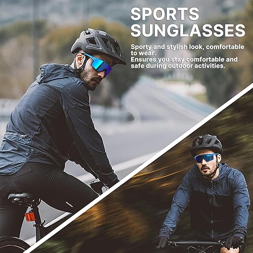 Miniatura 6 de Gafas de sol deportivas polarizadas para hombres, mujeres, jóvenes, béisbol, correr, conducir, golf
