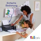 EPSON EcoTank Imprimante sans fil ET-1810 | Réservoirs d'encre haute capacité - Économisez jusqu'à 90% sur les coûts d'encre - Impression mobile, copie, numérisation - 3 ans d'encre inclus - 8