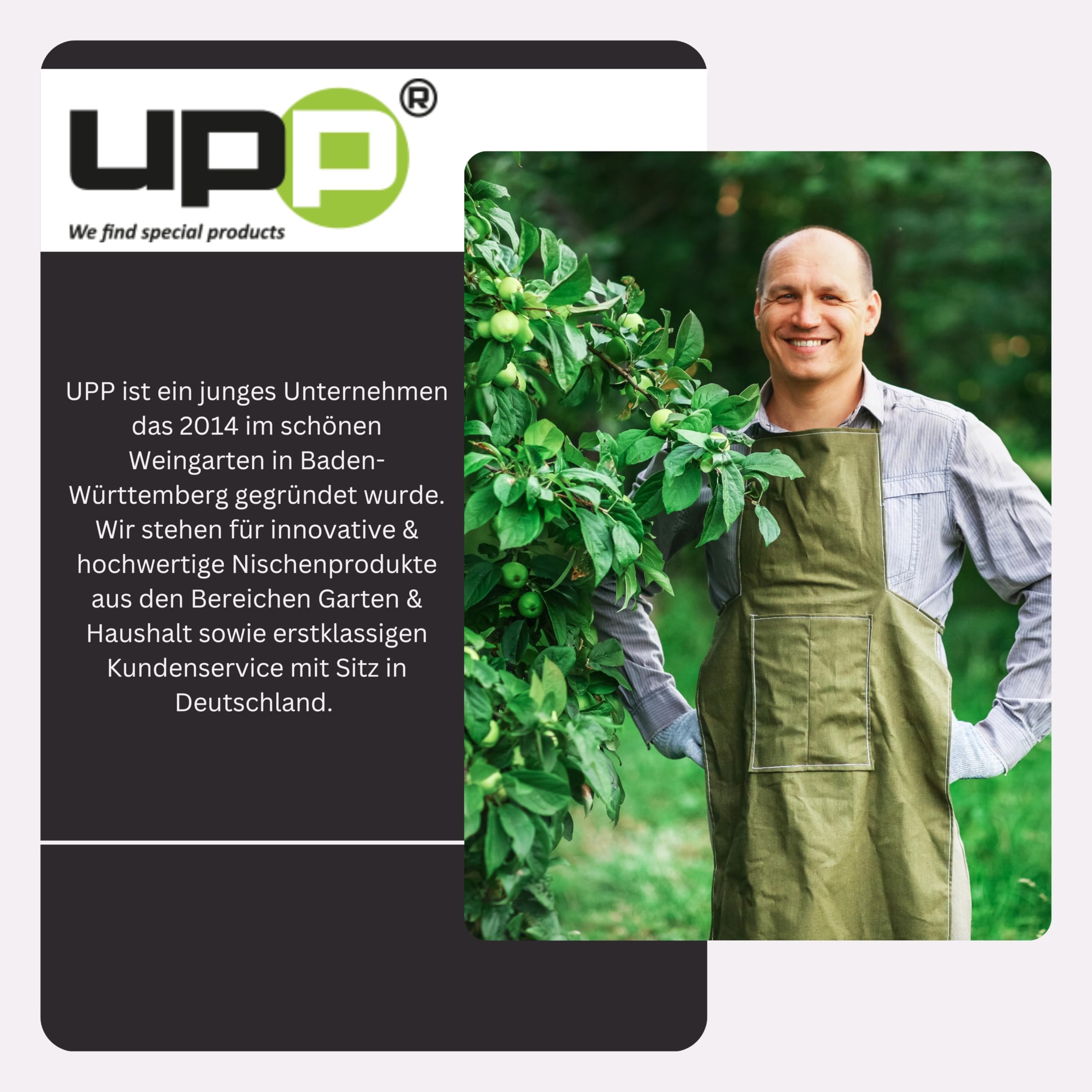 UPP Beetplatten, Gartenplatten Maxi 4 Stück- rutschfest, Trittsicher, Wetterfest - Modular erweiterbar mit einfachem Klicksystem, flexibel einsetzbar im Beet, Gewächshaus - 70x24x2,5 cm
