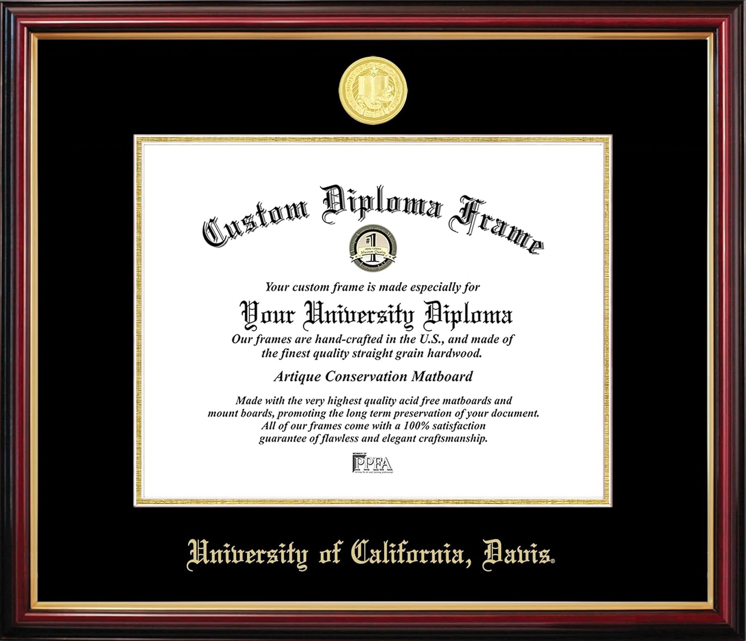 Campus Images UC, Davis Petite Diploma Frame