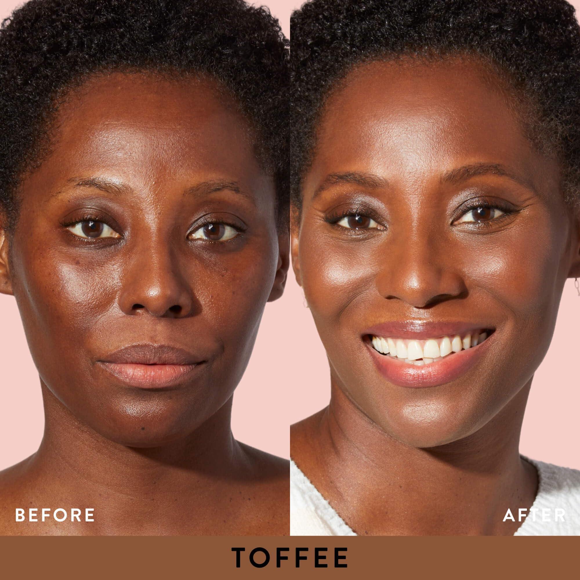 Kit Get Glowing (2 pezzi): base illuminante in polvere Baked Balance-n-Glow, tono toffee + pennello per trucco Kabuki con aerografo