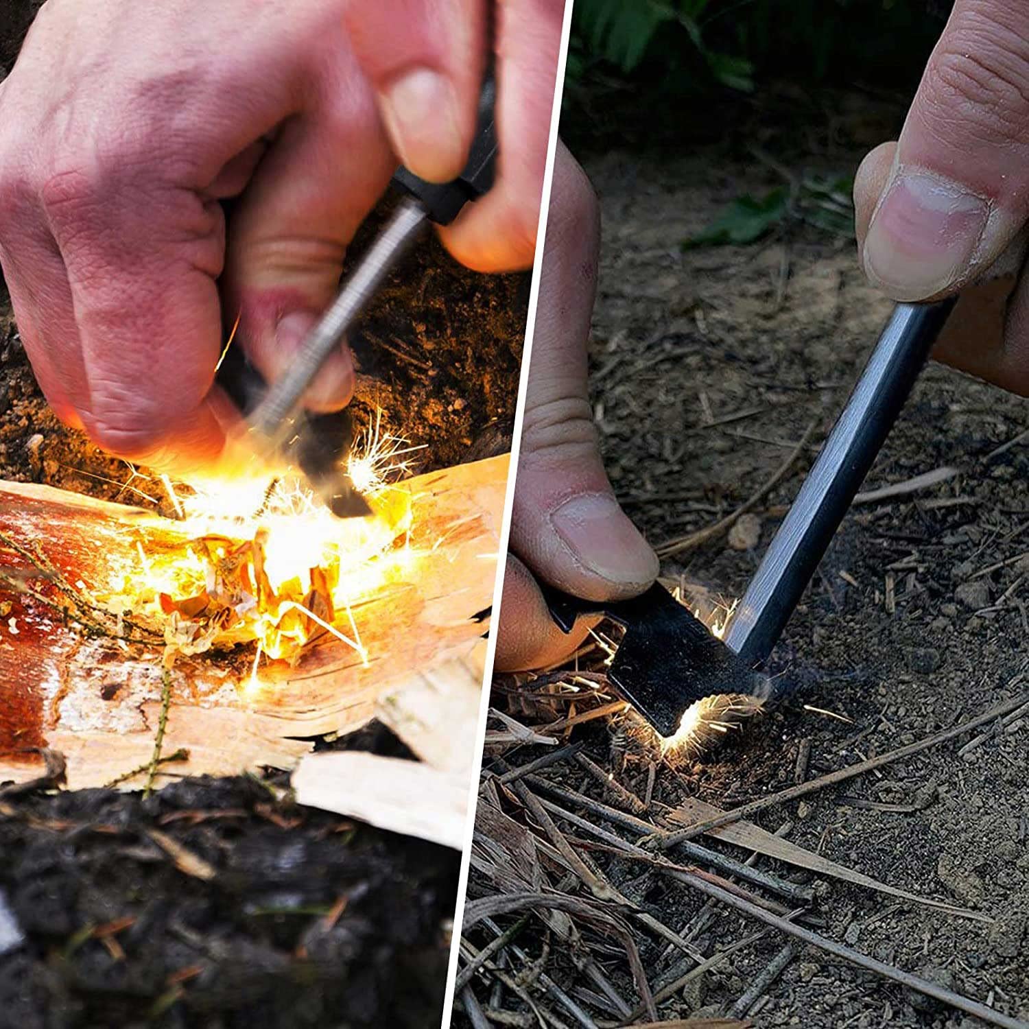 希少】MANTKEY CAMP Fire Starter Kit Tintoke 2 Pieces Flint