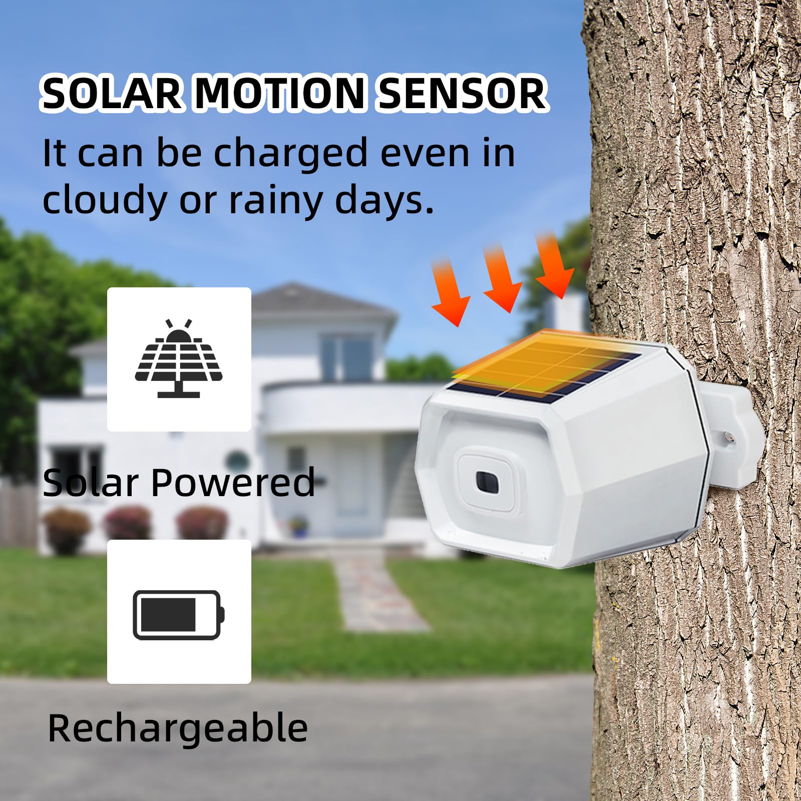Best Wireless Outdoor Motion Detectors New Solar Driveway Alarm