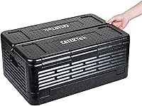 Vista 7 de Restaurantware-Cater Tek 42 Quart Catering Hot Box, 1 Top Load Insulated Food Pan Carrier - Holds 1 Full Size 8â€ Deep Pan, Collapsible, Black EPP