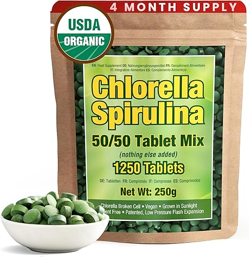 Chlorella Spirulina en polvo