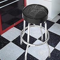 Vista 2 de Taburete de bar con diseño de Star Wars para el hogar, el bar, la sala de juegos o la cocina, Darth Vader