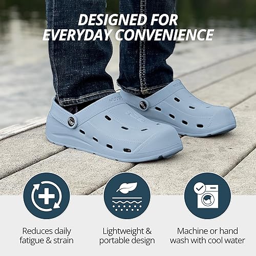 Vista 27 de NUUSOL Zuecos McCall unisex, calzado ligero de espuma EVASOL Cedro verde