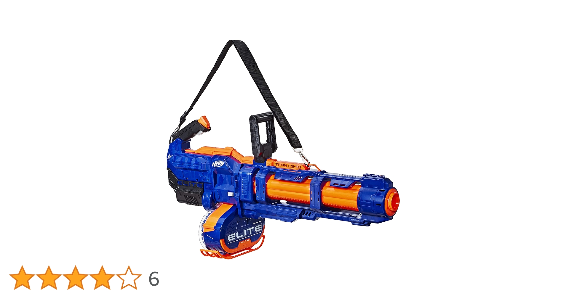Nerf ナーフ　エリート タイタン CS-50＋ウルトラファラオ Lança Dardos Nerf Elite Titan E4026 Hasbro Azul/Laranja | Amazon