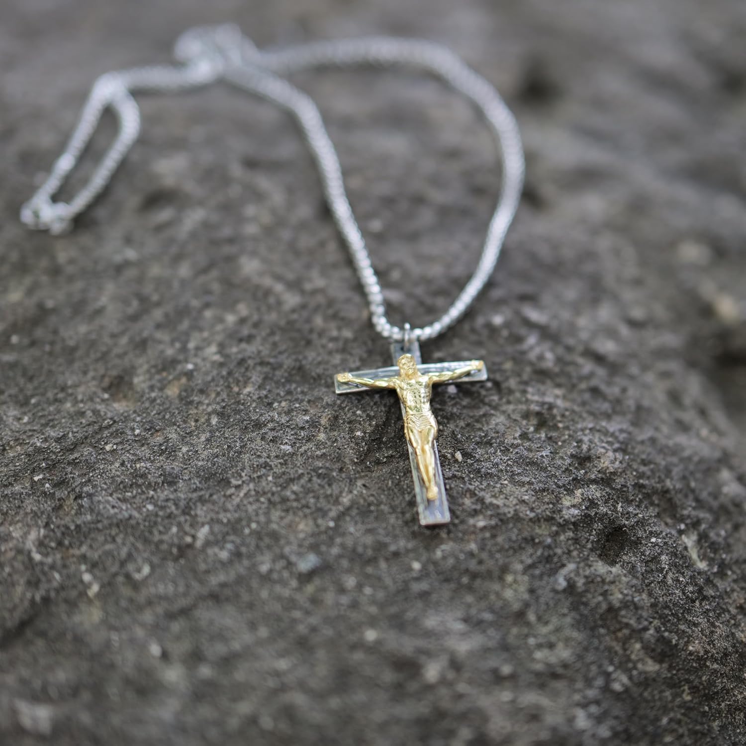 925 Sterling Silver Handmade Jesus Christ Crucifix Pendant Necklace for Men Women, Catholic Religious Baptism Gifts - Image 7