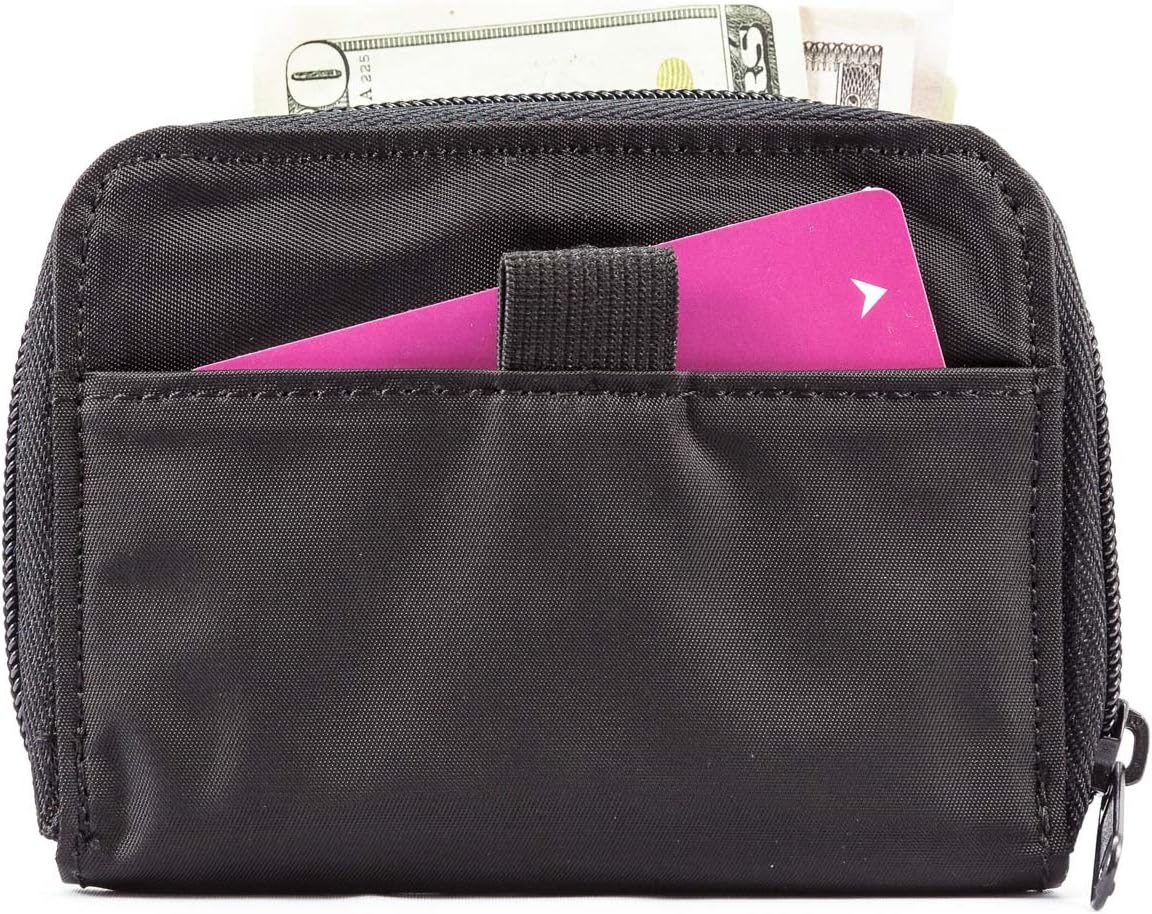 Big Skinny Women's Lynx Zippered Slim Wallet, Holds Up to 30 Cards