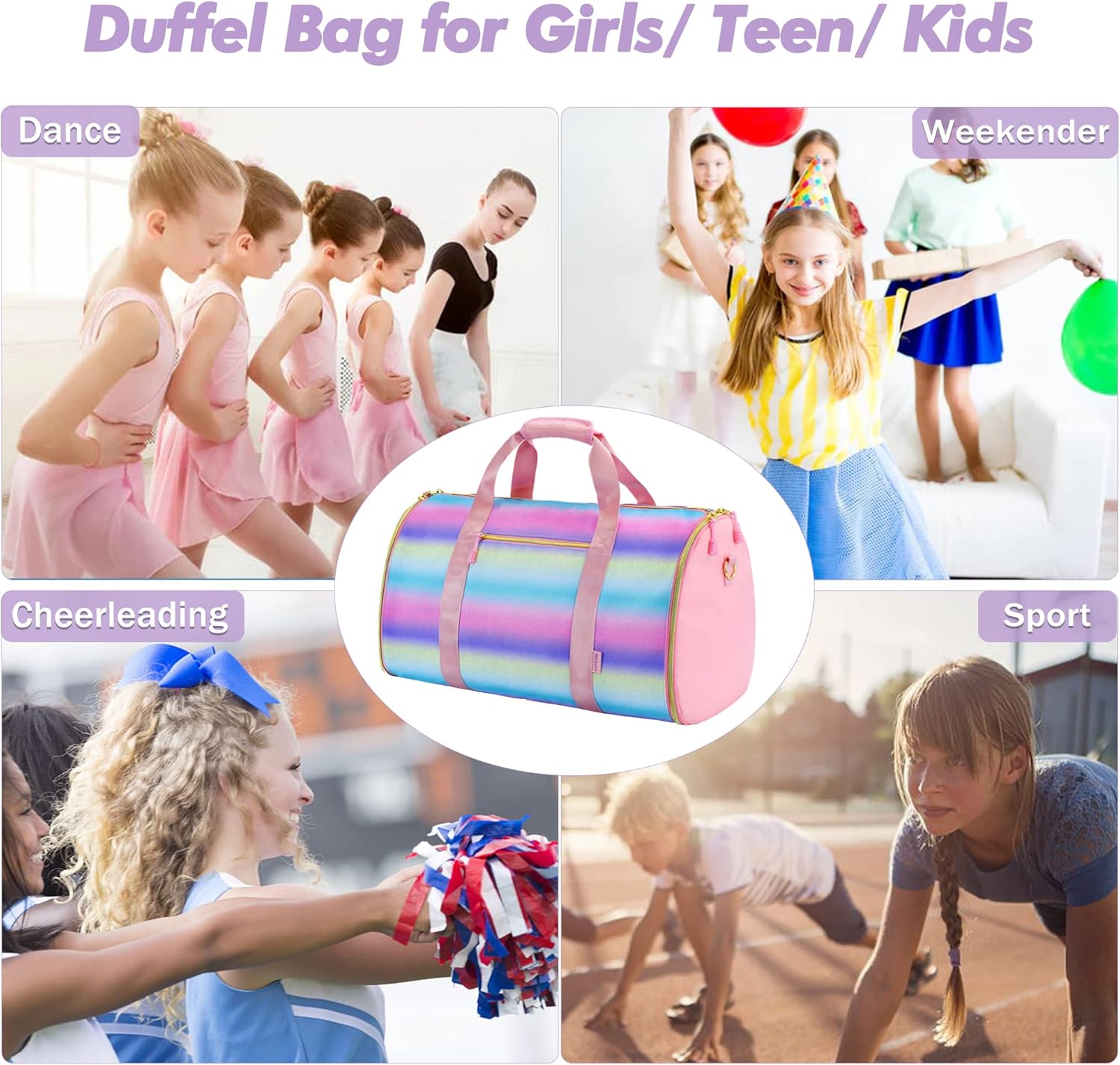 Buy Dance Garment Bags for Dancers, Dance Bag for Girls with Hanging
