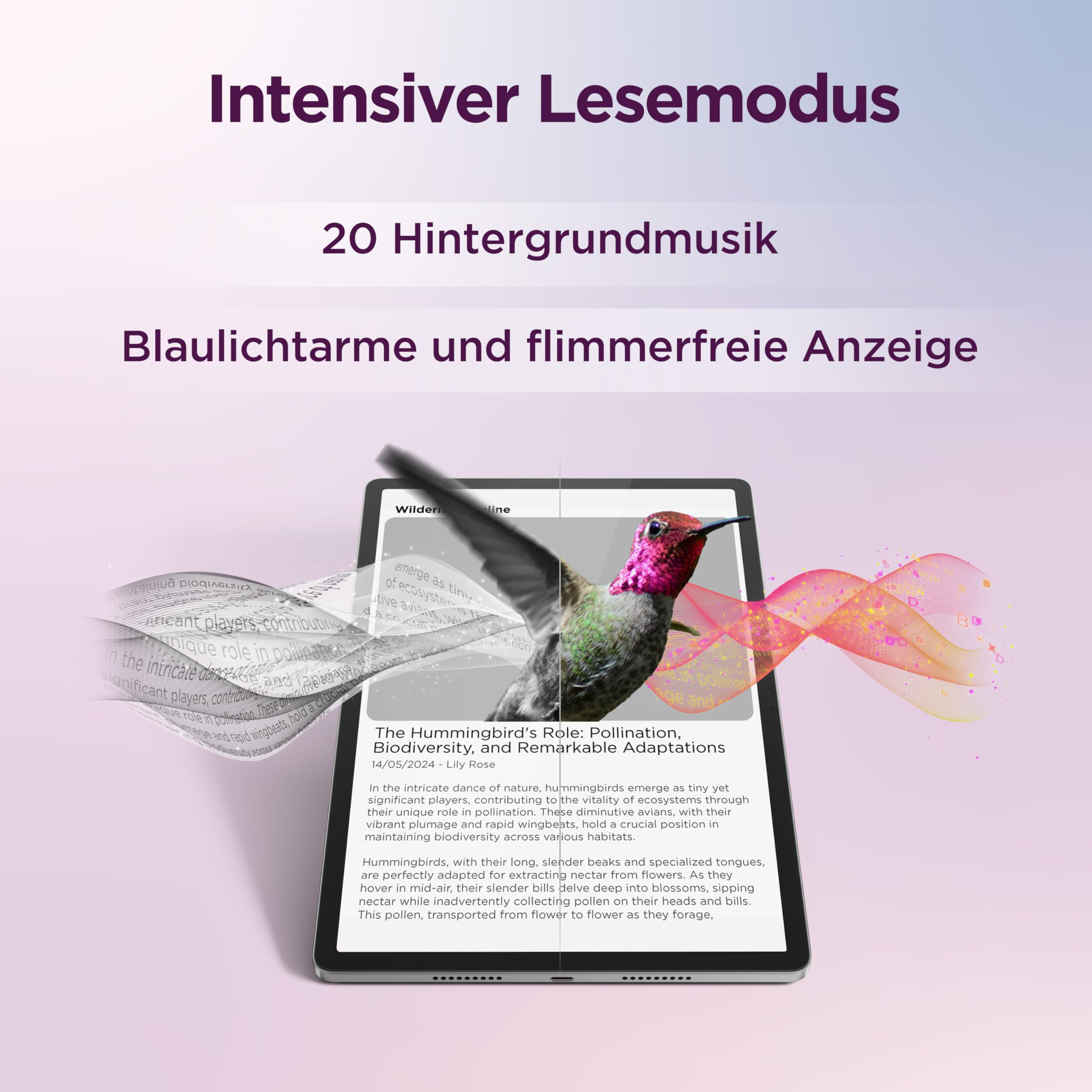 Lenovo Idea Tab Pro Tablette | Écran 3K 12,7" | MediaTek Dimensity 8300 | 8 Go de RAM | 256 Go eMMC | Android 14 | Gris Luna | avec Tab Pen Plus