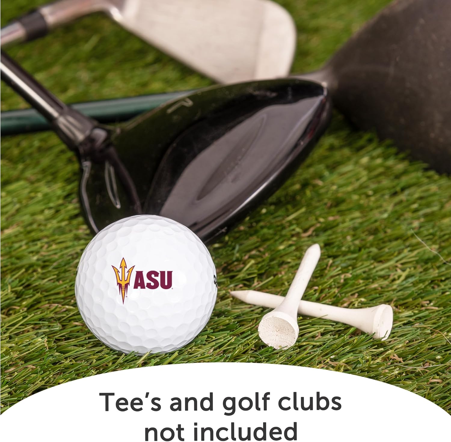 Desert Cactus Arizona State University Golf Balls 12 Pack – ASU Sun Devils Full Color Dozen – Officially Licensed Sport Team Accessory (Design B)
