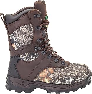Rocky Sport Utility 1000G Insulated Waterproof Hiking Boots - Men's Durable Leather Traction for Hunting & Cold Weather Adventures