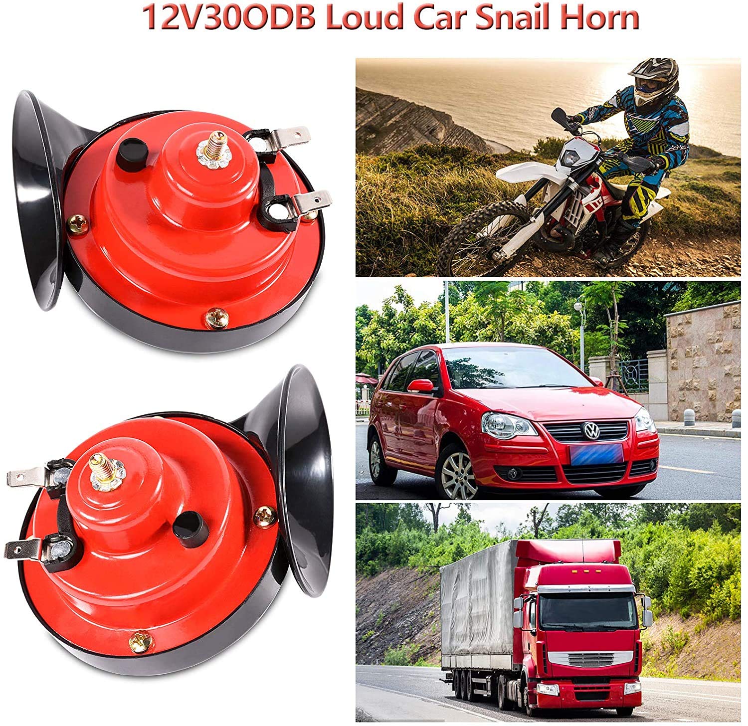 Kit Clacson Auto Doppio Tono - Corni Impermeabili In ABS, Universali, Facili Da Installare - Foto 8