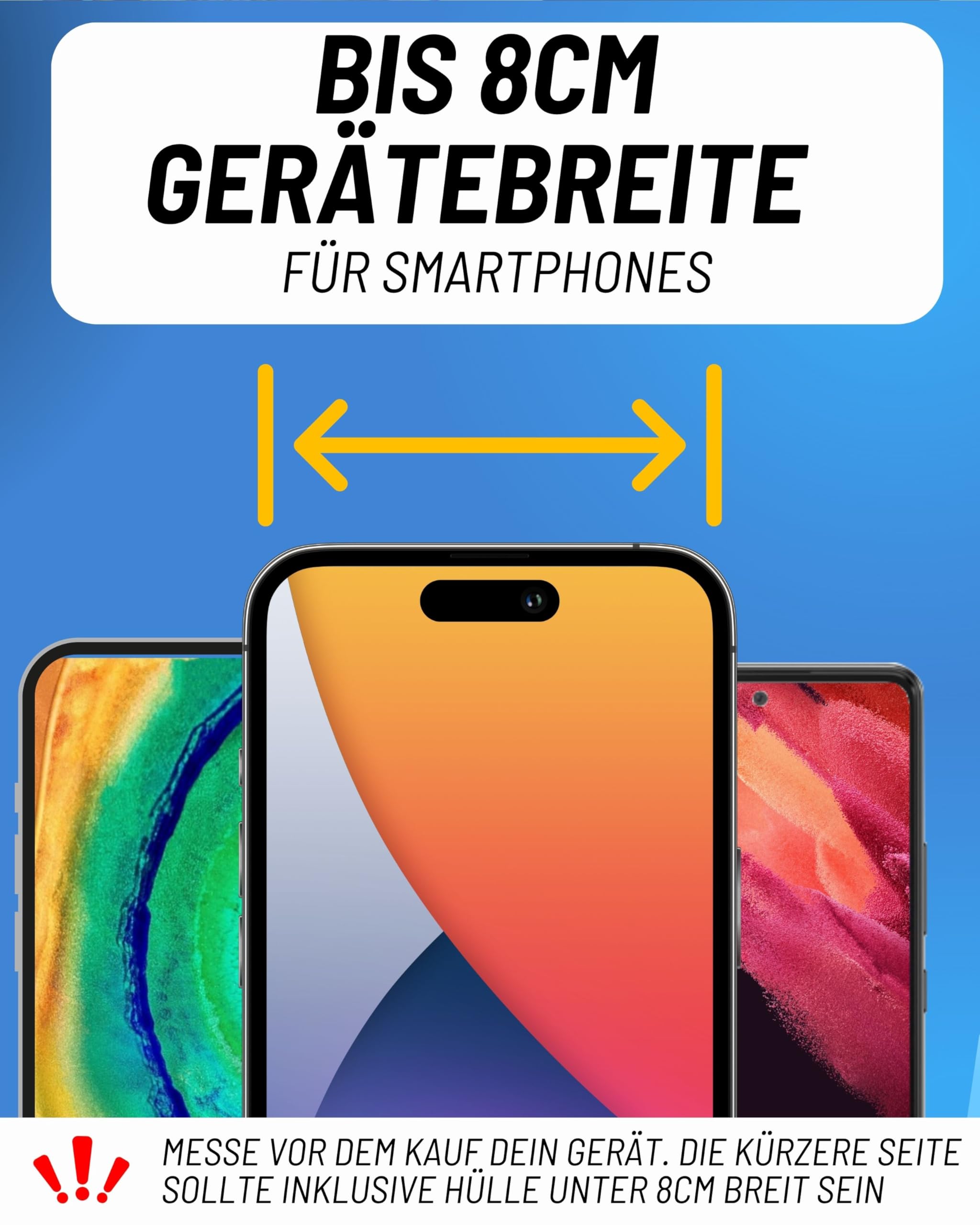 Smartphone Halterung - Handy Stativ flexibel - Schwanenhals Handyhalterung Bett - Handy Halterung Tisch, Handyhalterung Nacken mit Polster- Handyhalterung iPhone - Universal