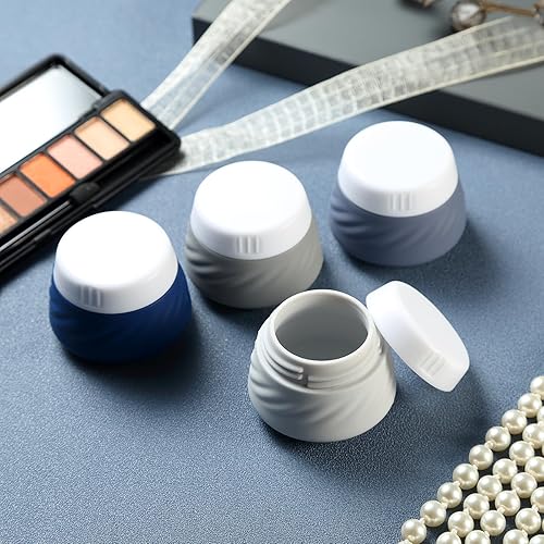 Vista 103 de Gemice Recipientes de viaje para artículos de aseo personal, tarros de crema de silicona aprobados por la TSA, tamaño de viaje con bolsa