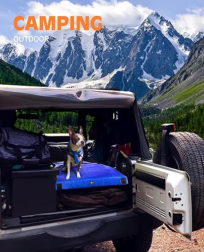 Vista 71 de Colchón de espuma viscoelástica gruesa de 3 pulgadas para acampar [coche/tienda de campaña/cuna] Glamping portátil, colchón de futón enrollable