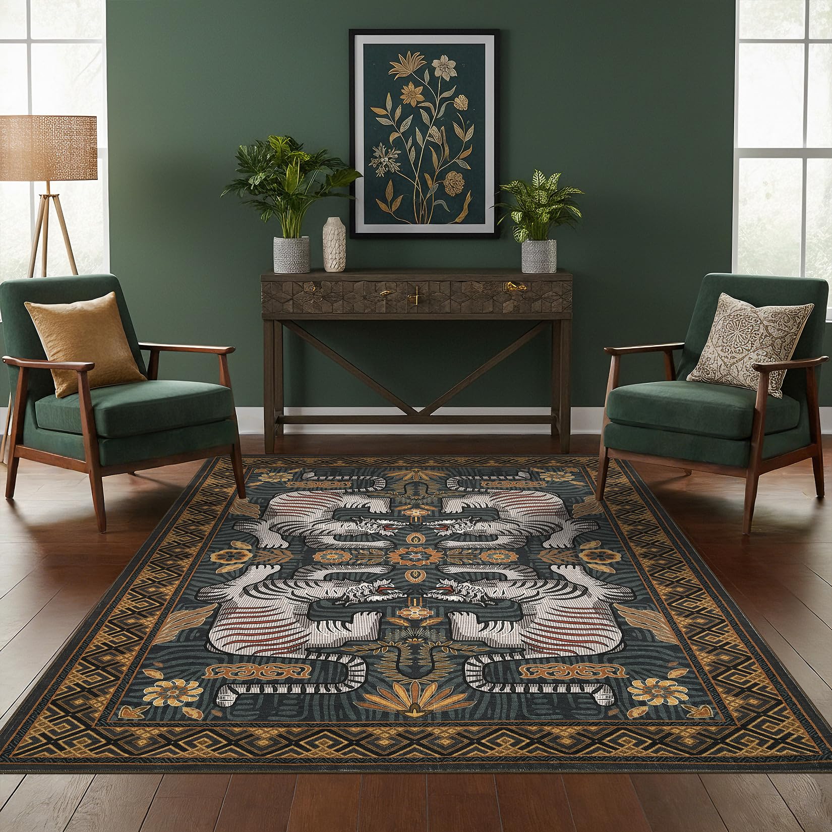 Photo 1 of GarveeHome Tiger 6x9 Area Rug