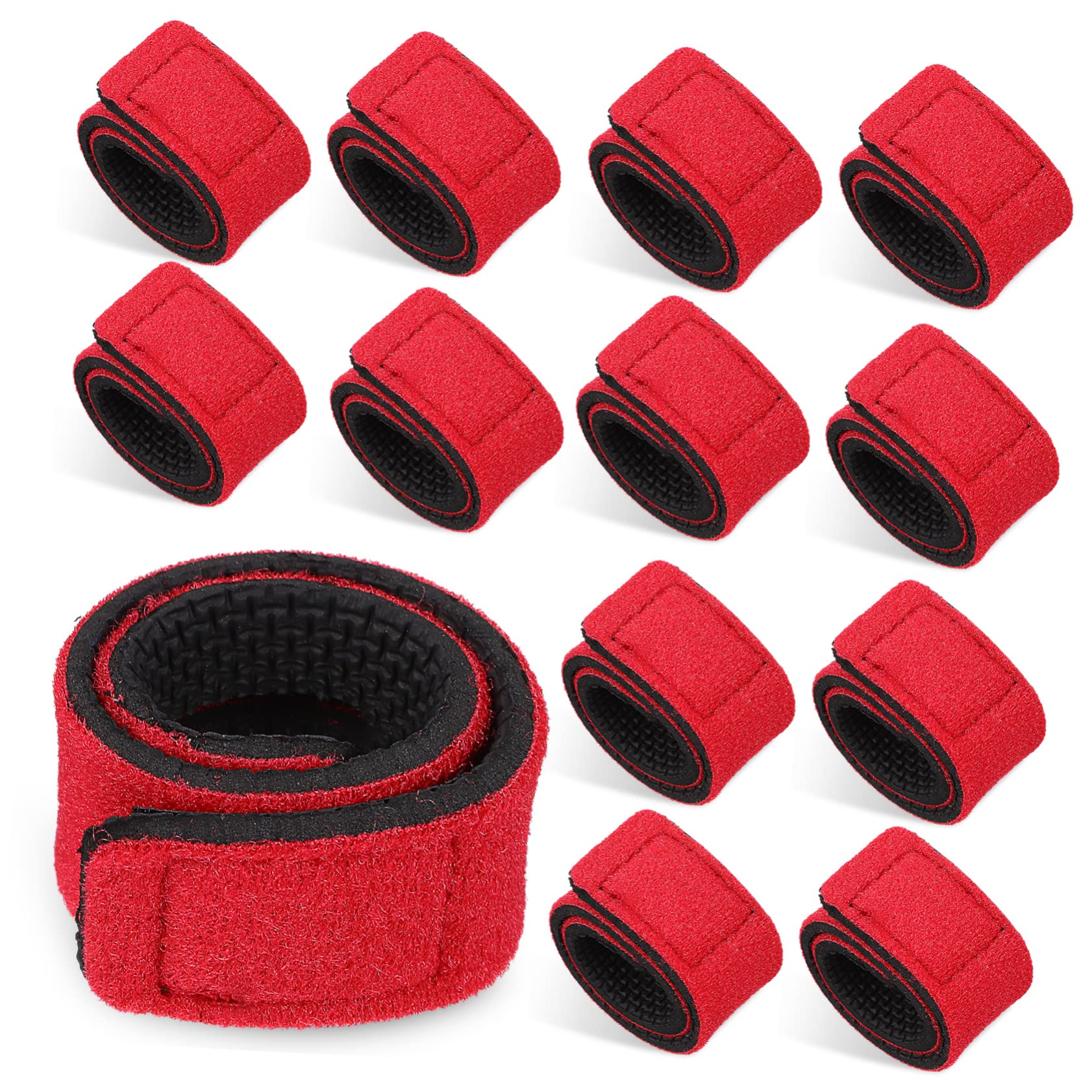 Gogogmee Rod Sling Straps 10 Pack Fishing Rod Straps Stretchable Sticky Wrap Keep Your Fishing Poles in Place