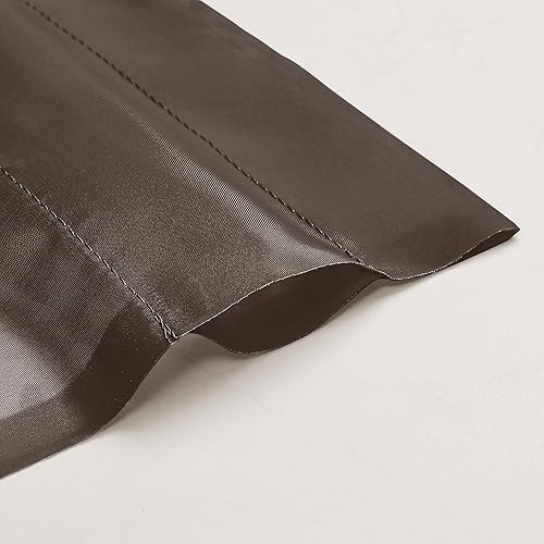 Miniatura 2 de OVZME 2 paneles de cortinas traslúcidas de 63 pulgadas de largo, ligeras y suaves, cortinas para ventana, con bolsillo para barra de cortina, para