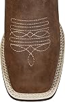 SheSole Femmes Fashion Square Toe Western Cowgirl Cowboy Bottes Wide Mid Calf pour Riding Rodeo Country Concert ligne de mariage danse