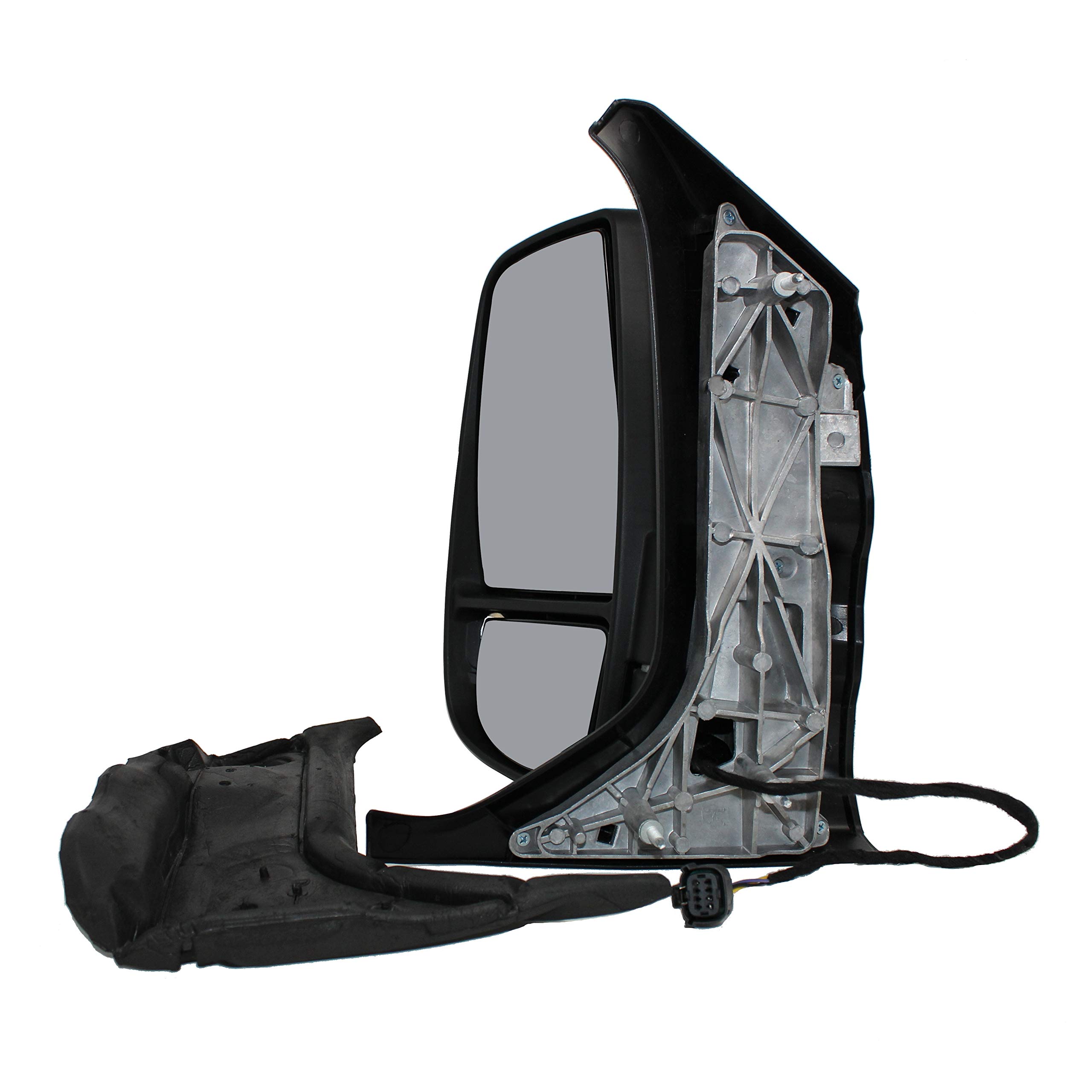 Specchietto Retrovisore Sinistro Elettrico Termico Braccio Corto Luce Bianca