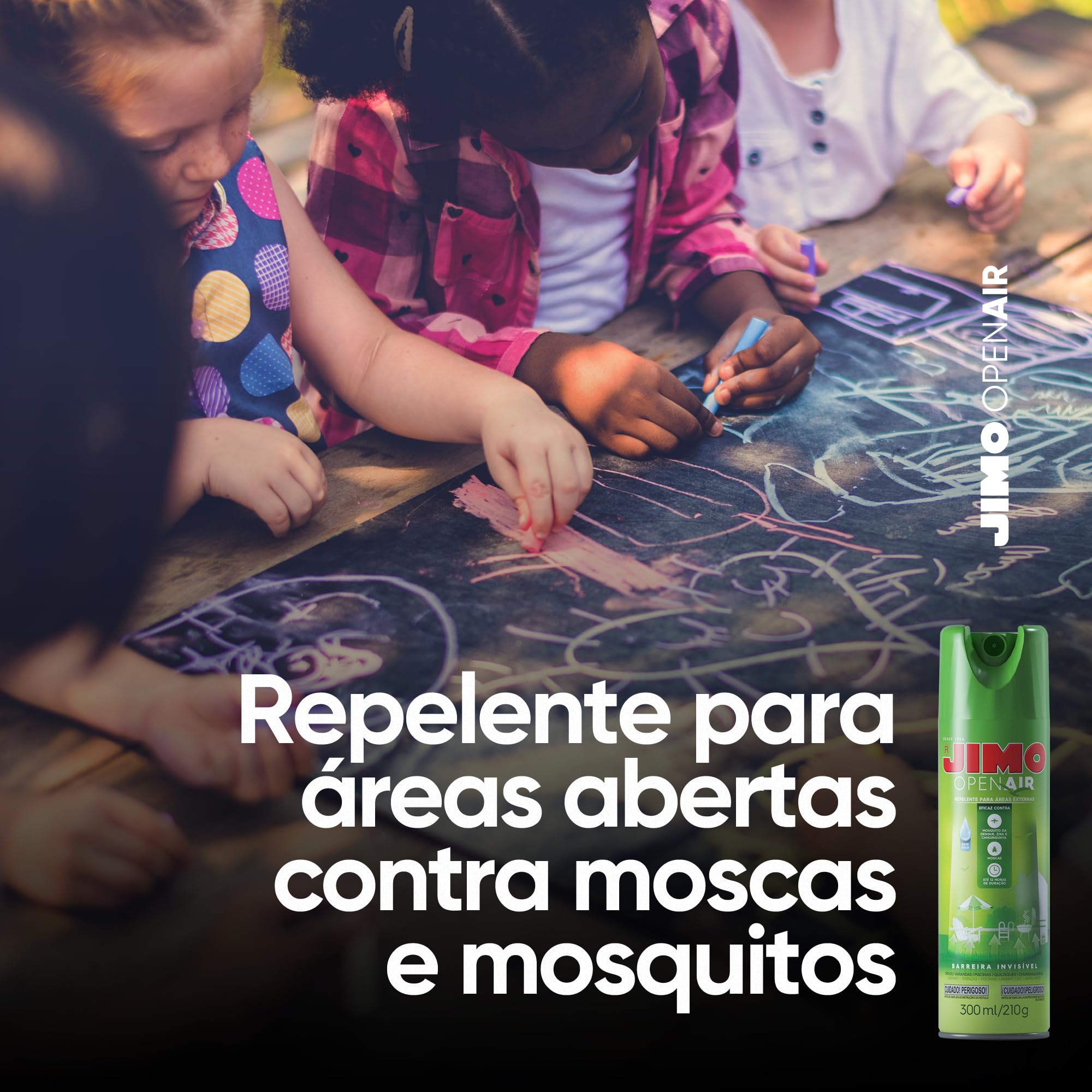 JIMO Open Air Repelente para Espaços Abertos Barreira Protetora