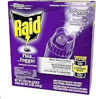 Vista 2 de Raid Flea Flogger Plus Killer, mata pulgas y huevos para incubar (3 unidades (paquete de 3)