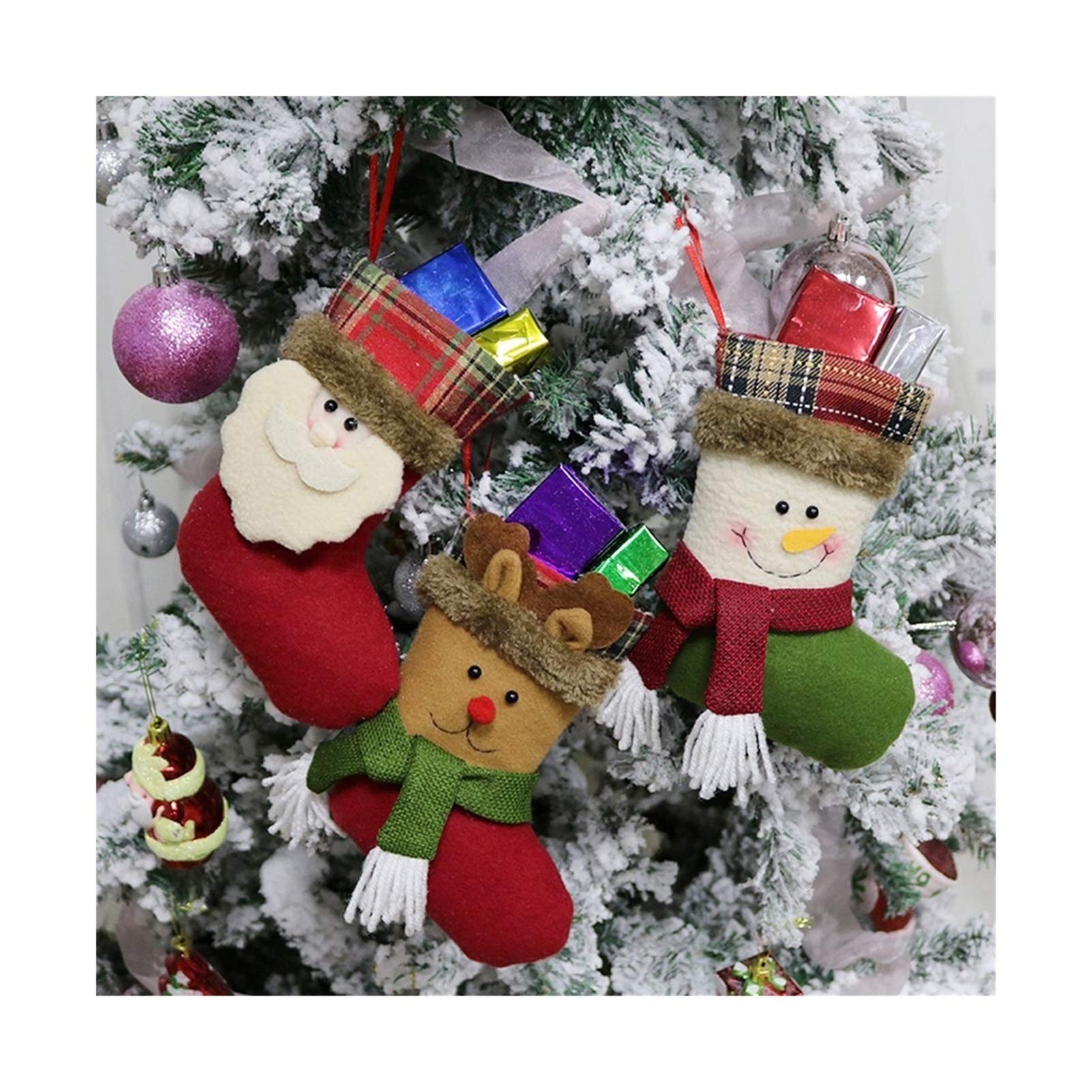 Halloween Christmas Tree Hanging Pendant New Year Tree Pendants Christmas Gift Bag Party Home Decorations 3pcs 1KAIEUE-11-30-H