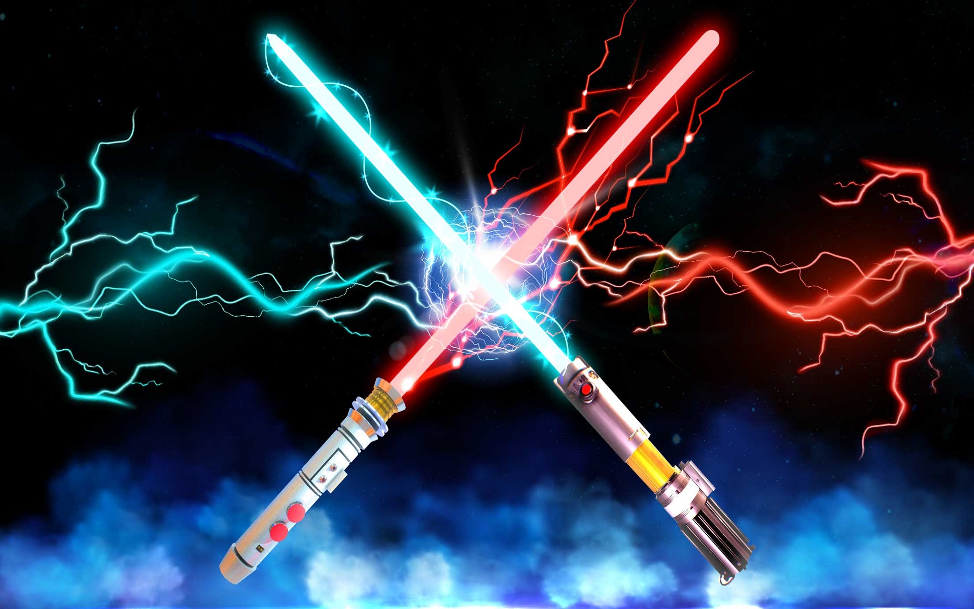 Lightsaber Simulator Gun for Android