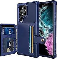 Vista 37 de Funda para Samsung Galaxy S23 Ultra con Portarjetas, Compatible con Soporte Magnético para Automóvil, Resistente a los Golpes de Servicio Pesado