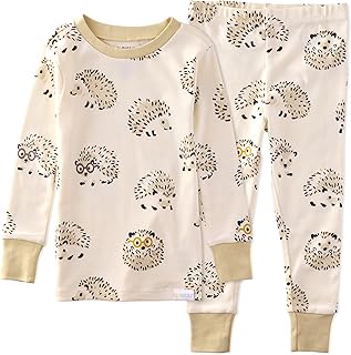 boys Zen Snug-fit 2-piece Pajamas 100% Organic Cotton Long Sleeve for Boys
