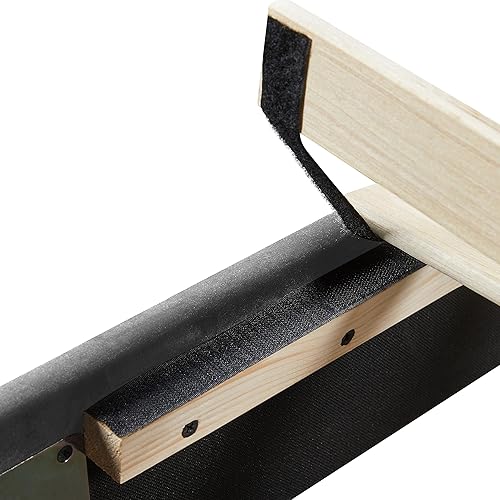 Miniatura 6 de Topeakmart Marco de cama tapizado de terciopelo completo con 2 estaciones de carga USB integradas, cabecera capitonada de canal, base de colchón,