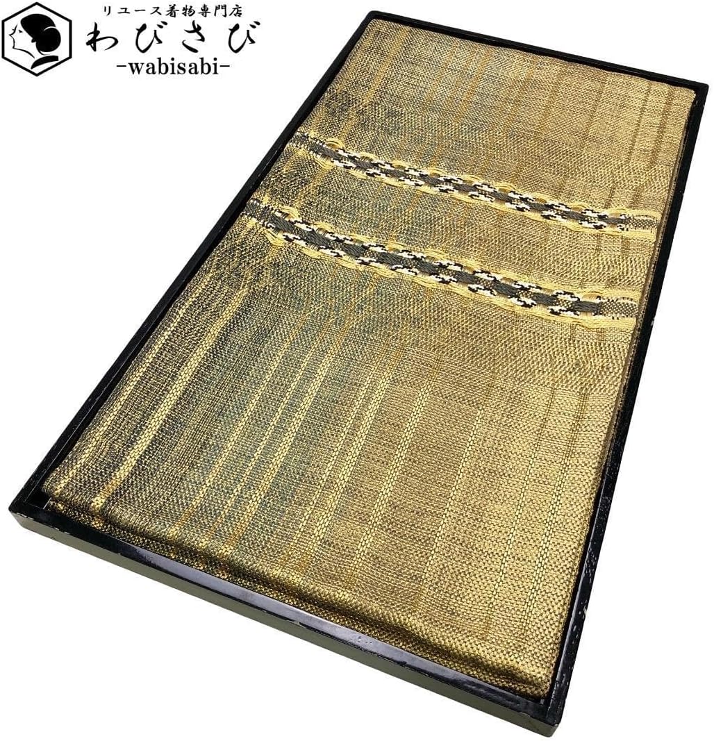 振袖 豪華 金駒 金彩 染め鹿子 ふくれ織 身丈165cm 撥水加工済 振袖