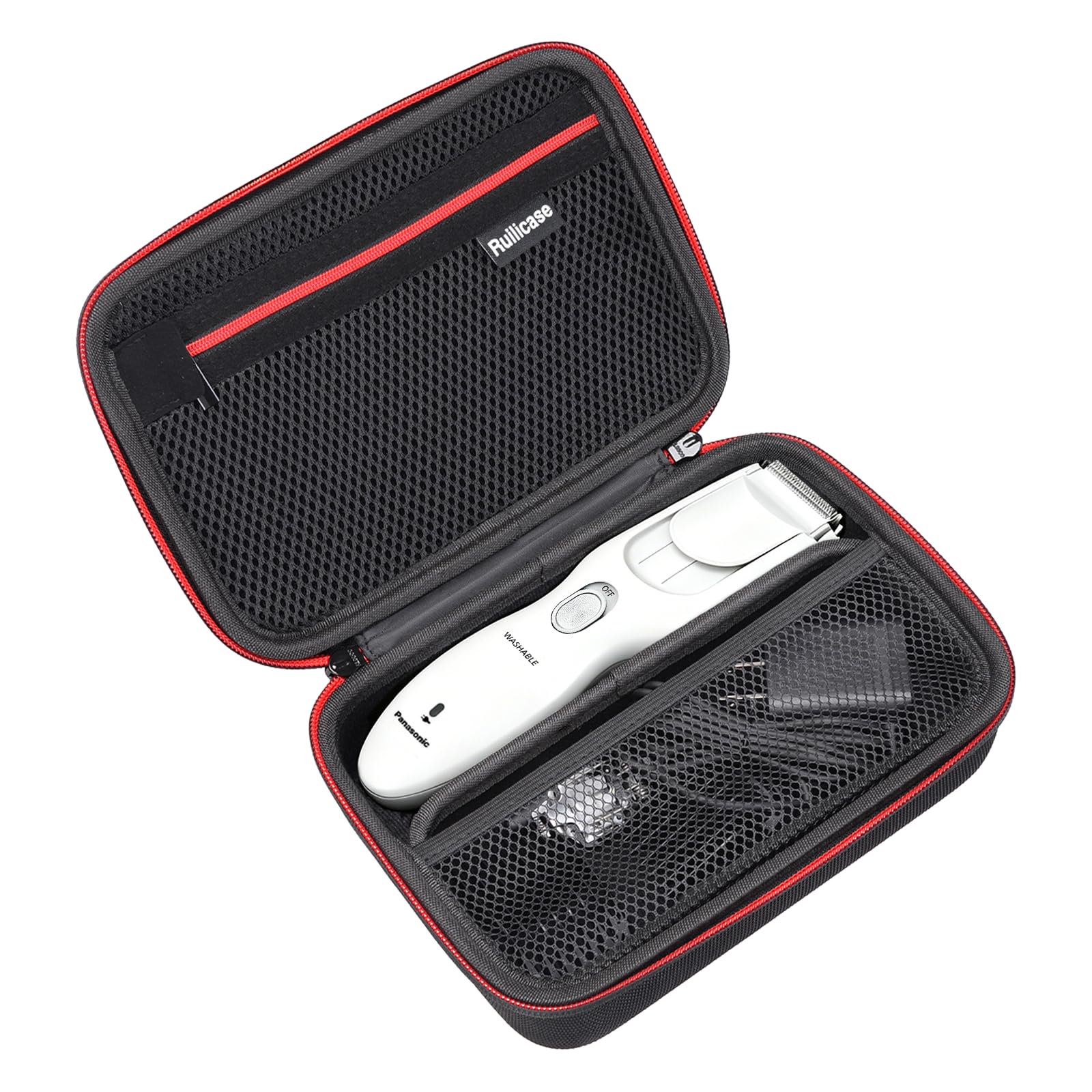 Ruilicase ケース 2024 Panasonic Hair Clipper Family Typeパナソニック バリカン ER-NGFE2-W 対応 保護/旅行/収納 カバン(ケースのみ)