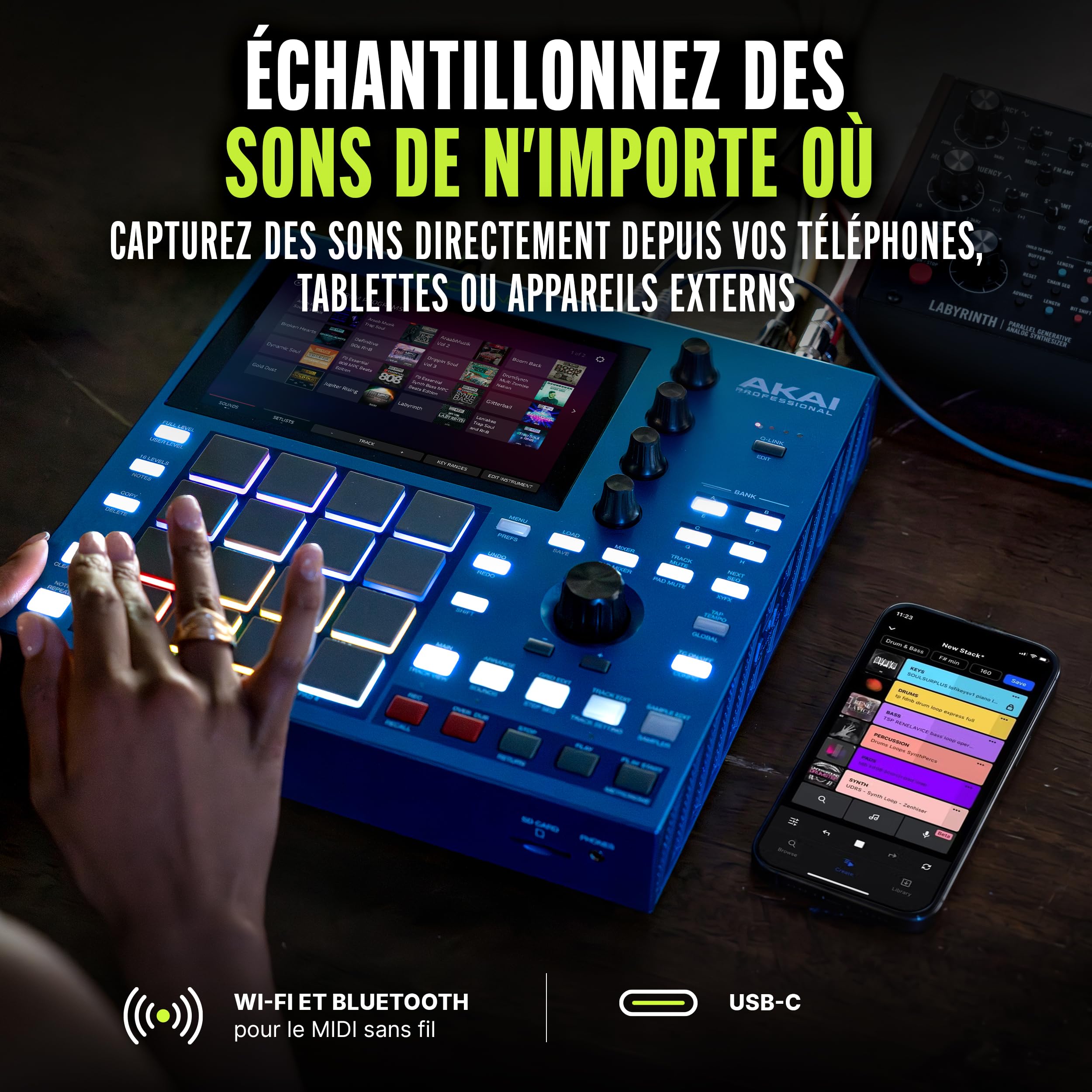 Akai Professional MPC One G2 Centre de Production Autonome Next-Gen
