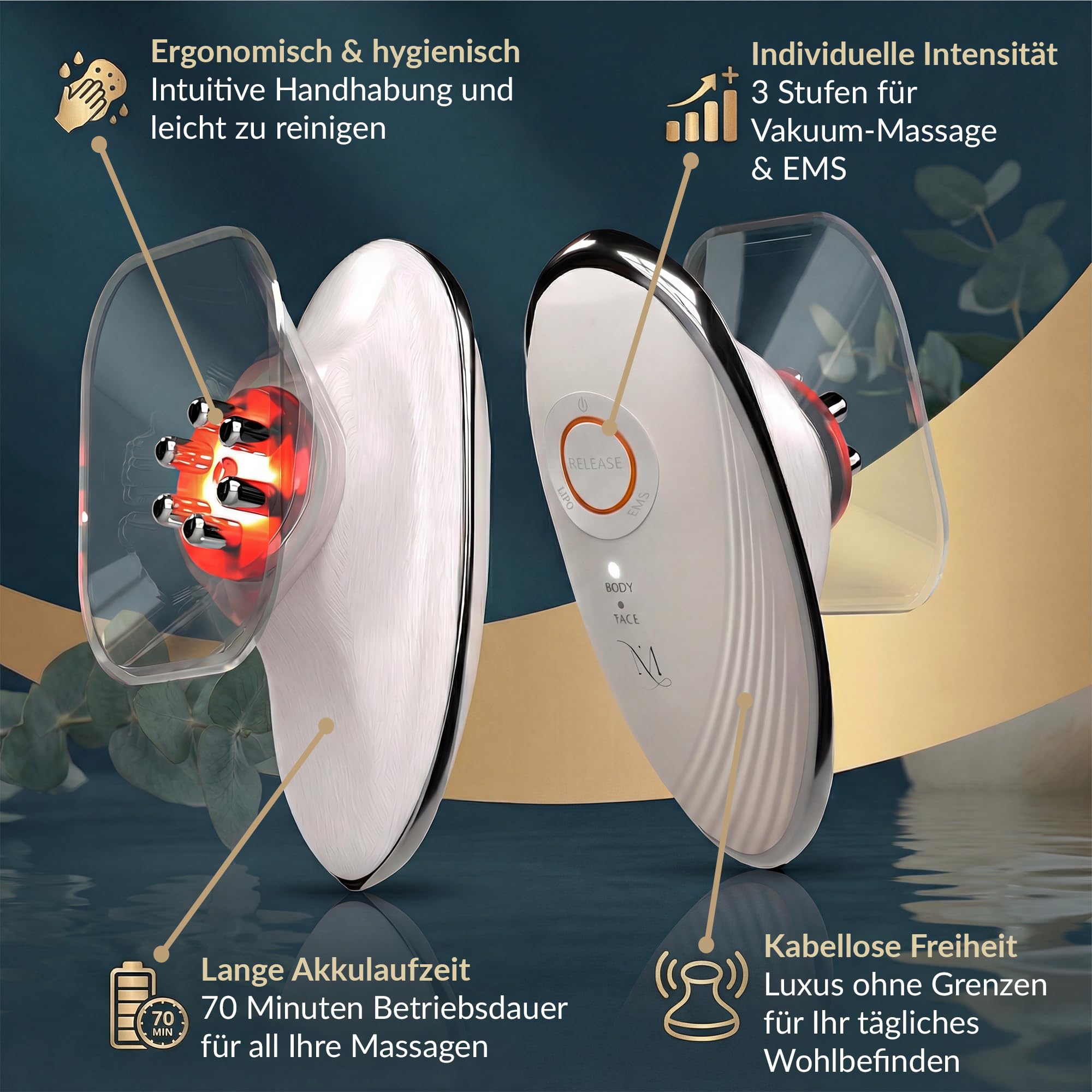 Elektrischer 3-in-1 Sculpting Massager - Körper & Gesicht