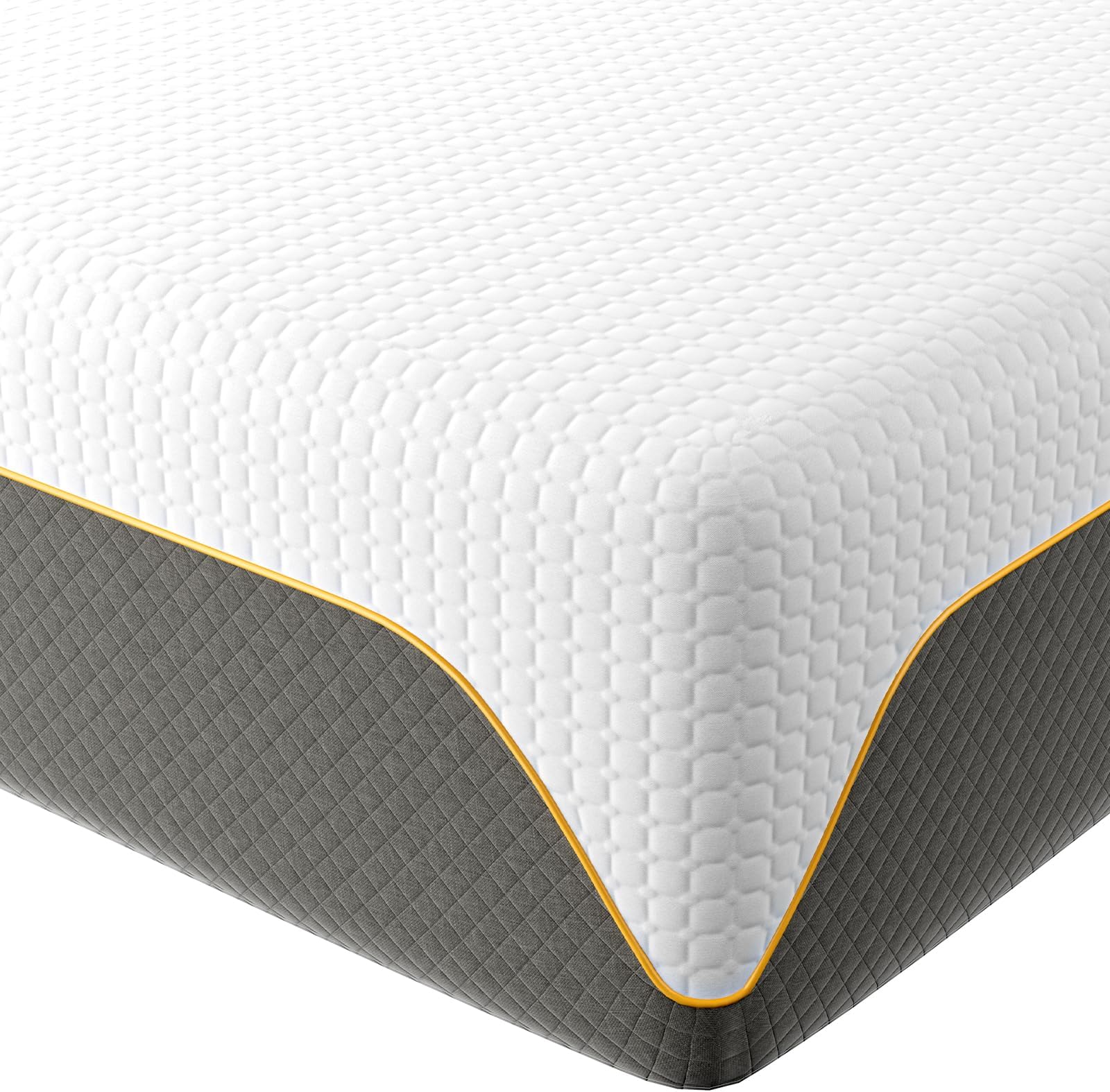 Memory Foam Mattress, 4FT6 Double Mattress, Medium, 135x190x20cm | Double memory foam mattress with Soft Skin-friendly Durable, Sleep Cooler and Back Pain Relief, Washable Cover