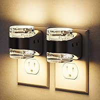 Vista 17 de JandCase Luces nocturnas que se enchufan a la pared, luz nocturna LED regulable, luz nocturna con sensor de luz de encendido y apagado automático