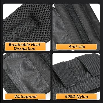 Ullnosoo Shoulder Strap Pad, Vest Shoulder Strap Padding, Backpack Strap Cushion Fit Straps Up to 2.5